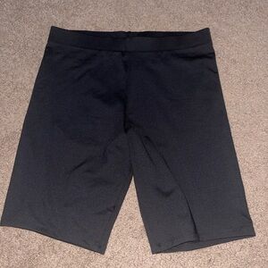 Black bike shorts